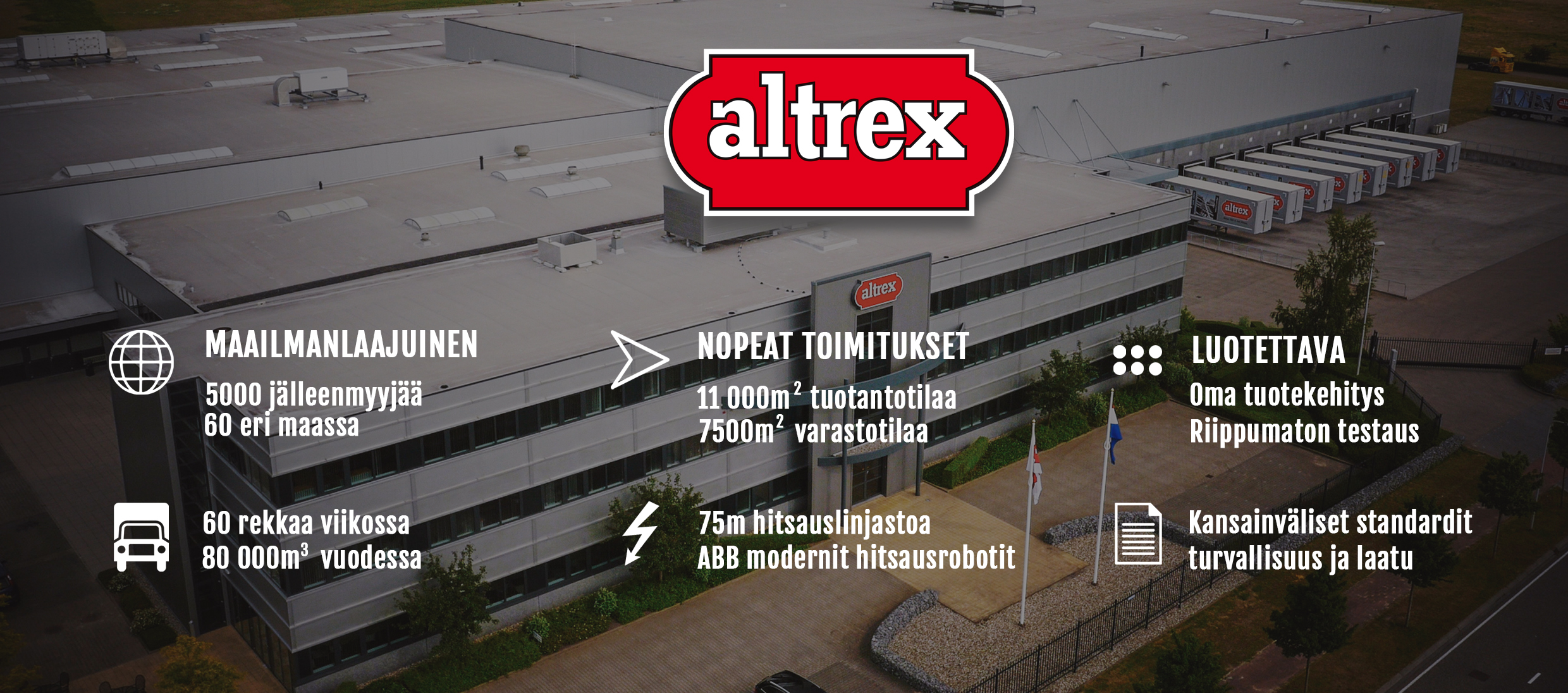 Altrex alumiinitelineet