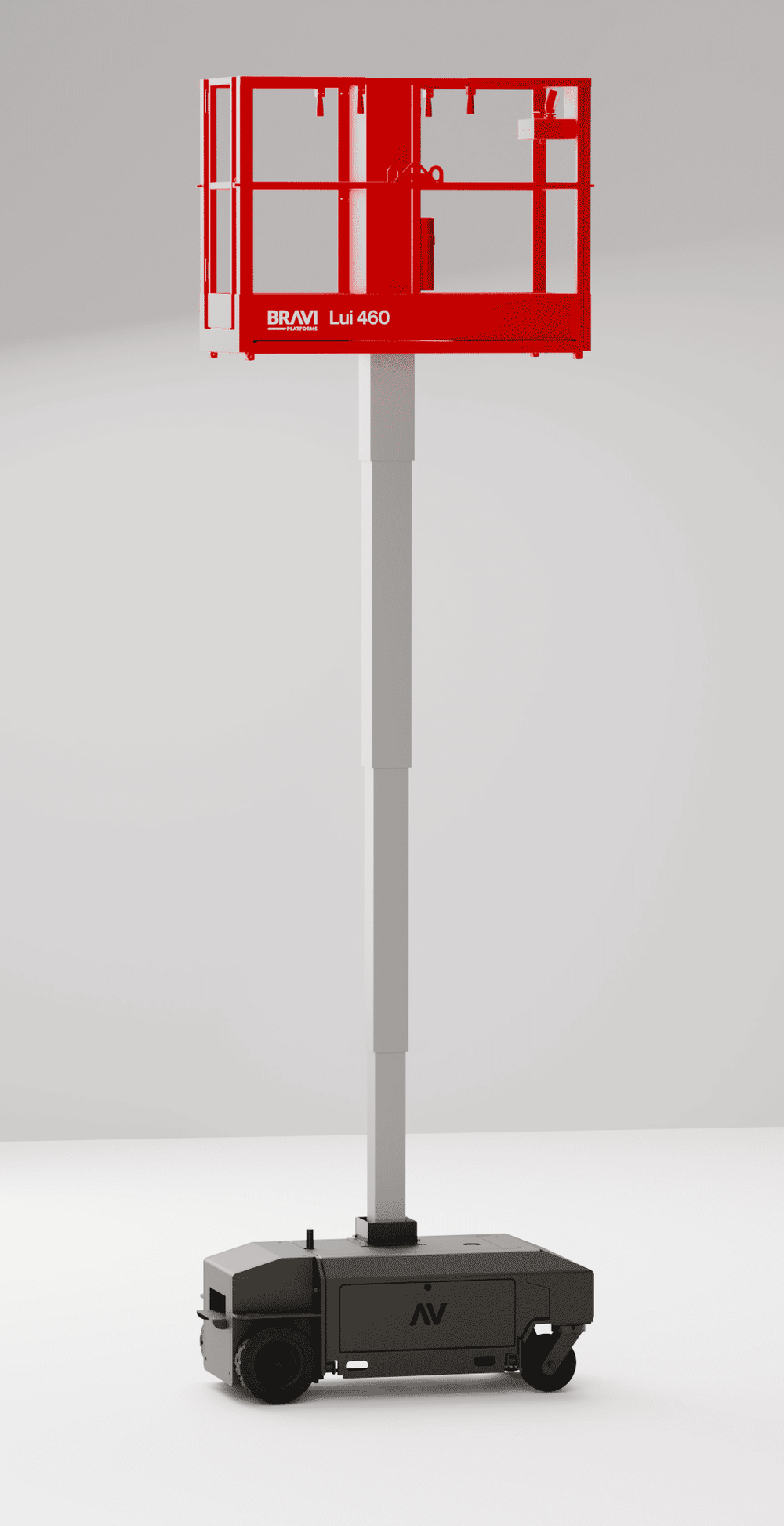 Braviisol Lui 460 henkilönostin pylväsnostin Bau-Met Oy