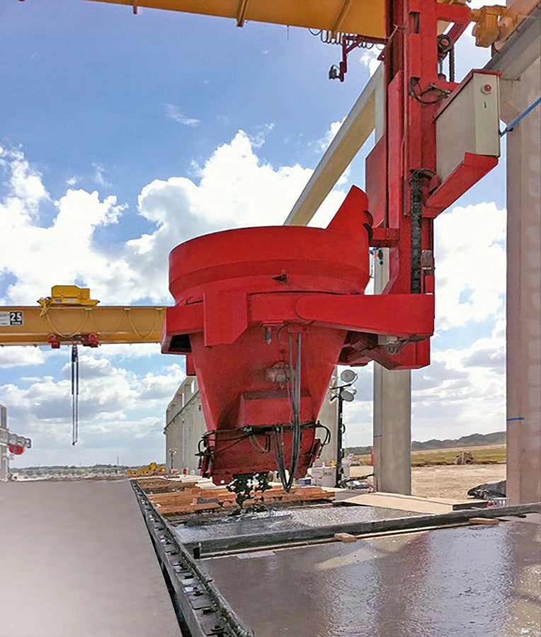 MCT irrotettava betonin purkuastia (purkukuuppa) BR Bau-Met Oy