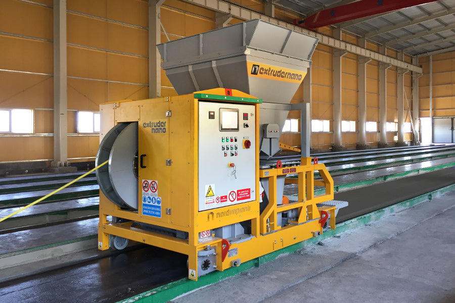 Nordimpianti Extruder Nano ontelovalukone Bau-Met Oy