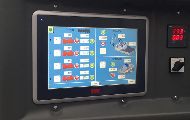 Nordimpianti EVO2 Extruder ontelovalukone Bau-Met Oy